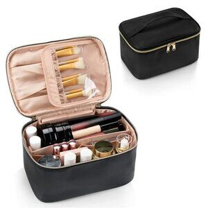 Makeup Bag Portable Cosmetic Bag Large Capacity Travel Makeup Case Organizer
